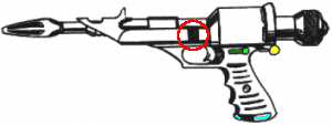 Basic Laser Pistol With Colors for Questions
