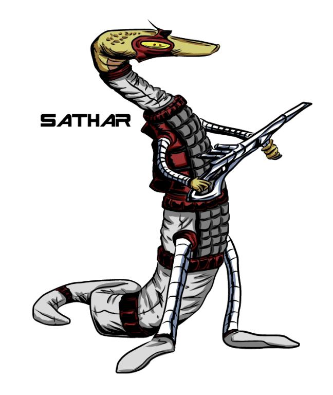 Sathar ready for combat